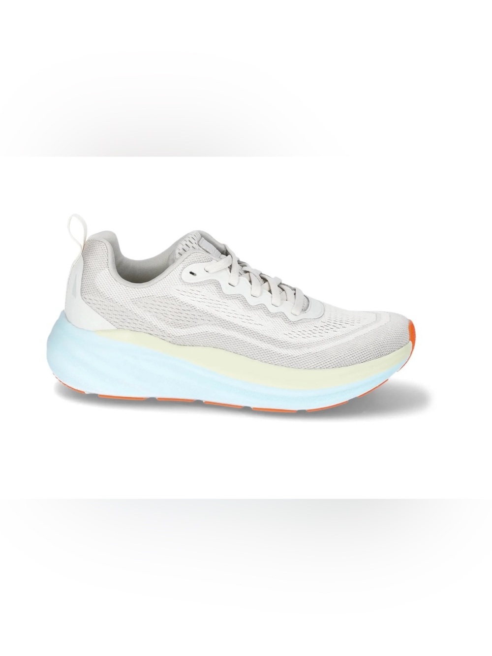 Avia Women's Comfort Performance Sneakers Grey with Blue and Yellow Acent - Picture 4 of 13